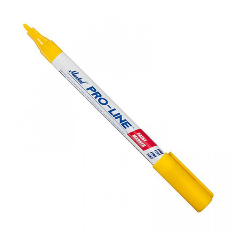 Маркер лаковый Markal Pro Line Fine, универсальный , от -20 до +50°C, 1.5 мм Желтый по низкой цене оптом 