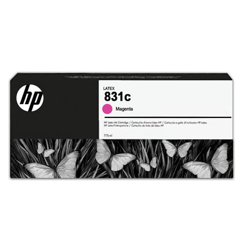 Картридж струйный для плоттера HP (CZ696A) Latex 310/330/360/370, №831c, пурпурный, 775 мл, оригинальный по низкой цене оптом 