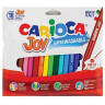 Фломастеры CARIOCA (Италия) "Joy" 18 цветов, суперсмываемые, вентилируемый колпачок, 40555 по низкой цене оптом 