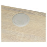 Стол на металлокаркасе BRABIX "LOFT CD-006",1200х500х730 мм,, 2 полки, цвет дуб натуральный, 641226 по низкой цене оптом 