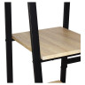 Стол на металлокаркасе BRABIX "LOFT CD-006",1200х500х730 мм,, 2 полки, цвет дуб натуральный, 641226 по низкой цене оптом 