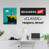 Холст на подрамнике BRAUBERG ART CLASSIC, 30х40см, грунтованный, 100% хлопок, крупное зерно, 190645 по низкой цене оптом 