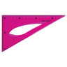 Треугольник 30х18 см гибкий BRAUBERG "FLEX", пластиковый, ассорти, европодвес, 210677 по низкой цене оптом 