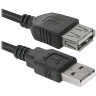 Кабель-удлинитель USB 2.0, 1,8 м, DEFENDER, M-F, для подключения периферии, 87456 по низкой цене оптом Краснодар, Москва, Уфа, Казань, Барнаул, Владивосток, Хабаровск, Сахалин, Красноярск, Екатеренбург, 