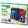 Подставка для книг и учебников BRAUBERG KIDS "Dinosaurs", регулируемый угол наклона, прочный ABS-пластик, 238060 по низкой цене оптом Краснодар, Москва, Уфа, Казань, Барнаул, Владивосток, Хабаровск, Сахалин, Красноярск, Екатеренбург, 