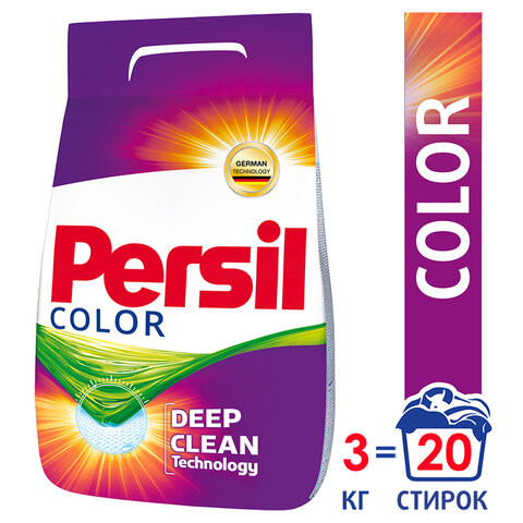 Стиральный порошок-автомат 3 кг, PERSIL (Персил) "Color", 2466283 по низкой цене оптом 