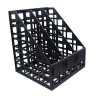 Лоток вертикальный для бумаг BRAUBERG ULTRA, 240 мм, 3 отделения, сетчатый, сборный, черный, 238249 по низкой цене оптом Краснодар, Москва, Уфа, Казань, Барнаул, Владивосток, Хабаровск, Сахалин, Красноярск, Екатеренбург, 