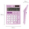 Калькулятор настольный BRAUBERG ULTRA PASTEL-08-PR, КОМПАКТНЫЙ (154x115 мм), 8 разрядов, двойное питание, СИРЕНЕВЫЙ, 250516 по низкой цене оптом 