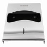 Диспенсер для покрытий на унитаз LAIMA PROFESSIONAL INOX, 1/4 сложения, нержавеющая сталь, зеркальный, 605705 по низкой цене оптом 