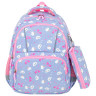 Рюкзак BRAUBERG KIDS SET, с пеналом в комплекте, 2 отделения, "Rainbow clouds", 37x28x16 см, 272100 по низкой цене оптом 