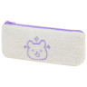 Пенал ЮНЛАНДИЯ, 1 отделение, плюш, "Bear", белый, 22x8х5 см, 272270 по низкой цене оптом 