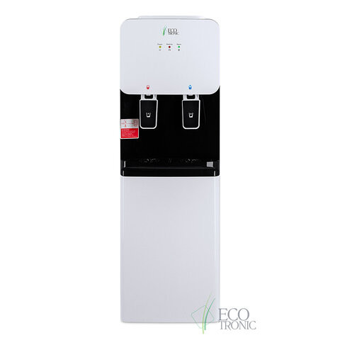 Кулер-водонагреватель БЕЗ ОХЛАЖДЕНИЯ ECOTRONIC J1-LCN XS, напольный, шкаф, 2 крана, белый, 12091 по низкой цене оптом 
