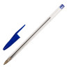 Ручка шариковая STAFF Basic Budget BP-02, письмо 500 м, СИНЯЯ, длина корпуса 13,5 см, линия письма 0,5 мм, 143758 по низкой цене оптом 