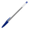 Ручка шариковая STAFF Basic Budget BP-02, письмо 500 м, СИНЯЯ, длина корпуса 13,5 см, линия письма 0,5 мм, 143758 по низкой цене оптом 