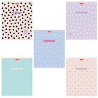 Тетрадь А5 48л. HATBER скоба, клетка, обложка картон, тиснение, LOVE IS... (микс в сп, 48Т5тВ1