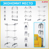 Сушилка напольная для белья раскладная МНОГОФУНКЦИОНАЛЬНАЯ, 3 уровня, на колесах, LAIMA HOME, 608462 по низкой цене оптом 
