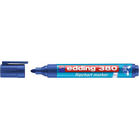 Маркер для флипчартов edding 380 Cap-off, круглый наконечник, 1.5-3 мм Синий