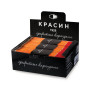 Карандаш чернографитный КРАСИН, 1 шт., "РедТоп", 3В, без резинки, корпус тонированный, заточенный, 01GW3B4201H по низкой цене оптом 