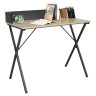 Стол на металлокаркасе BRABIX "LOFT CD-007", 800х500х840 мм, органайзер, комбинированный, 641227 по низкой цене оптом 