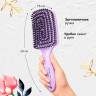 Расческа для волос массажная, 24x7,5 см, с натуральной щетиной + щетка для чистки В ПОДАРОК, MONTE VITA (МОНТЕ ВИТА), 457432 по низкой цене оптом 