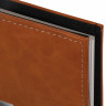 Фотоальбом BRAUBERG "Premium Brown" 20 магнитных листов 30х32 см, под кожу, коричневый, 391185 по низкой цене оптом 
