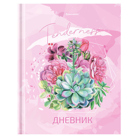 Дневник 5-11 класс 48л, твердый, BRAUBERG, глянцевая ламинация, с подсказом, Кактусы, 106628 по низкой цене оптом Краснодар, Москва, Уфа, Казань, Барнаул, Владивосток, Хабаровск, Сахалин, Красноярск, Екатеренбург, 
