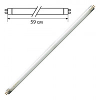 Лампа люминесцентная OSRAM L18/640, 18 Вт, цоколь G13, в виде трубки, длина 59 см, хол. белый свет