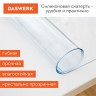 Коврик-подкладка, скатерть ПВХ прозрачная, гибкое/мягкое стекло, 100х60см, 0,5мм, DASWERK, 607874 по низкой цене оптом 