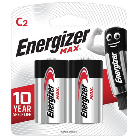 Батарейки ENERGIZER Max, С (LR14, 14А),алкалиновые, КОМПЛЕКТ 2 шт., блистер, E301533200 по низкой цене оптом 