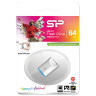Флеш-диск 64 GB SILICON POWER Touch T06 USB 2.0, белый, SP64GBUF2T06V1W по низкой цене оптом Краснодар, Москва, Уфа, Казань, Барнаул, Владивосток, Хабаровск, Сахалин, Красноярск, Екатеренбург, 