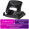 Дырокол металлический BRAUBERG "PN-150M", до 35 листов, черный, 227788 по низкой цене оптом 