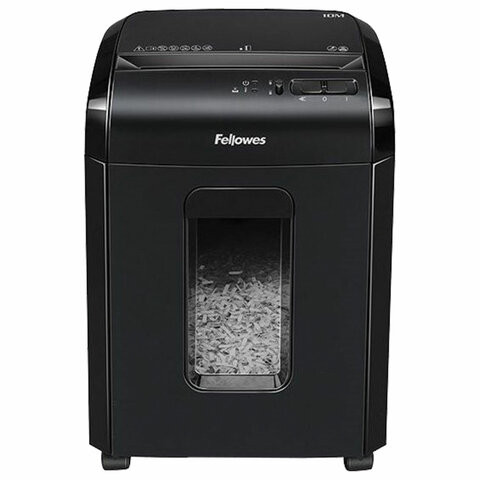 Уничтожитель (шредер) FELLOWES 10M, 5 уровень секретности, 2x15 мм, 10 листов, 19 литров, FS-46306 по низкой цене оптом 