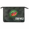Папка для тетрадей ЮНЛАНДИЯ А4, 1 отделение, пластик, на молнии, "Stay wild", 271081 по низкой цене оптом 