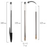 Ручка шариковая STAFF Basic Budget BP-02, письмо 500 м, ЧЕРНАЯ, длина корпуса 13,5 см, линия письма 0,5 мм, 143759 по низкой цене оптом 