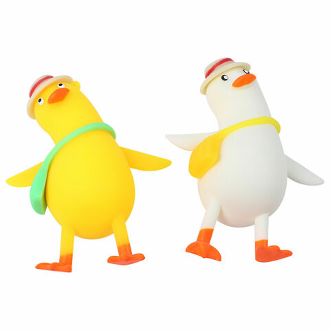 Игрушка-антистресс "СЧАСТЛИВЫЙ ГУСЬ", 13,7 см, ассорти 2 цвета, JOLLY JOT (ДЖОЛЛИ ДЖОТ), 665804 по низкой цене оптом 