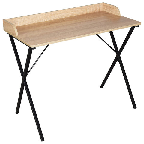 Стол на металлокаркасе BRABIX "LOFT CD-008", 900х500х780 мм, цвет дуб натуральный, 641865 по низкой цене оптом 