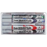 Набор для магнитно-маркерной доски (магнитный стиратель, 4 маркера), PENTEL (Япония) "MAXIFLO", MWL5S-4N по низкой цене оптом 