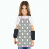 Фартук с нарукавниками для уроков труда ЮНЛАНДИЯ, регулировка по росту, 46х54 см, Sweet whiskers, 273766 по низкой цене оптом Фартук с нарукавниками для уроков труда ЮНЛАНДИЯ, регулировка по росту, 46х54 см, Sweet whiskers, 273766 по низкой цене оптом