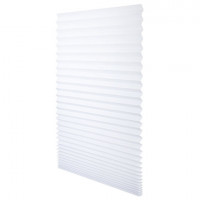 Жалюзи-плиссе штора бумажная самоклеящаяся BRABIX 60*180см, ЭКО, 80г/м2, цвет белый, 1 шт., 700001