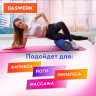 Валик массажный для йоги и фитнеса, 33*14 см, EVA, синий, с выступами, DASWERK, 680024