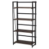Стеллаж на металлокаркасе "BRABIX LOFT SH-001", 600х300х1250 мм, складной, цвет морёный дуб, 641228 по низкой цене оптом 