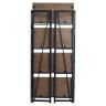 Стеллаж на металлокаркасе "BRABIX LOFT SH-001", 600х300х1250 мм, складной, цвет морёный дуб, 641228 по низкой цене оптом 
