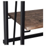 Стеллаж на металлокаркасе "BRABIX LOFT SH-001", 600х300х1250 мм, складной, цвет морёный дуб, 641228 по низкой цене оптом 