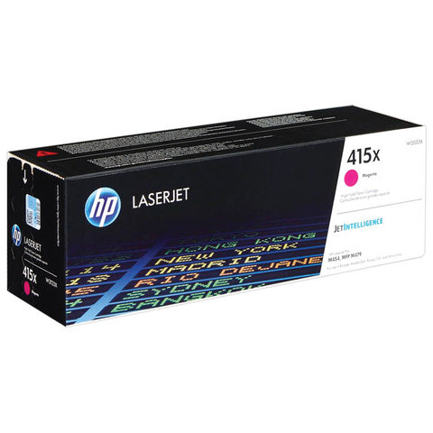 Картридж лазерный HP (W2033X) для HP Color LaserJet M454dn/M479dw и др, пурпурный, ресурс 6000 страниц, оригинальный по низкой цене оптом 