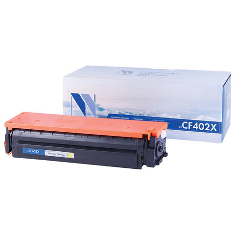 Картридж лазерный NV PRINT (NV-CF402X) для HP M252dw/M252n/M274n/M277dw/M277n, желтый, ресурс 2300 страниц по низкой цене оптом 