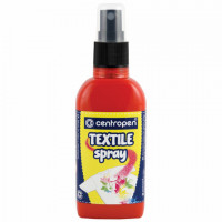Краска-спрей для ткани и одежды КРАСНАЯ CENTROPEN "Textile Spray", 110 мл, 1139, 9 1139 0004