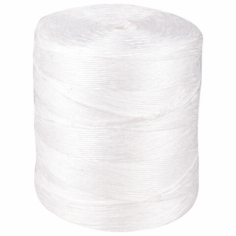 Шпагат полипропиленовый, длина 2200 м, вес 5 кг по низкой цене оптом 