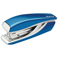 Степлер №10 металлический LEITZ "New NeXXt WOW", до 10 л., синий металлик, 55281036