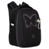 Ранец GRIZZLY анатомическая спинка, с брелоком, для девочек, BUTTERFLY, 36х29х18 см,, RAf-392-5/1 по низкой цене оптом 