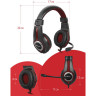 Наушники с микрофоном (гарнитура) DEFENDER Warhead G-185, проводные, 2 м, стерео, чёрно-красные, 64106 по низкой цене оптом Краснодар, Москва, Уфа, Казань, Барнаул, Владивосток, Хабаровск, Сахалин, Красноярск, Екатеренбург, 